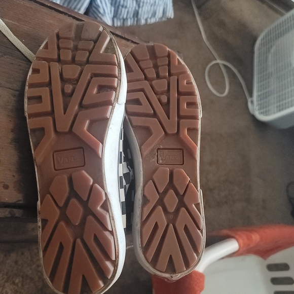 VANS Classic Checkerboard Lace-up Sneakers Size 8 - Picture 5 of 6